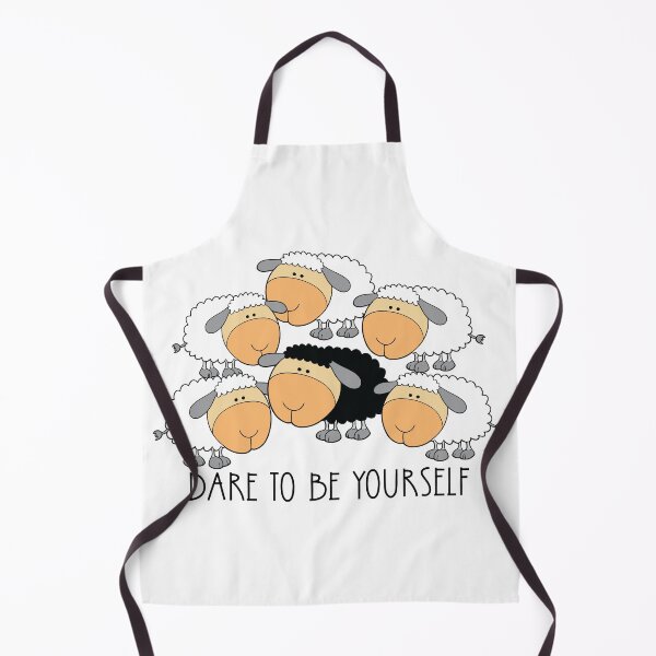 Item preview, Dare to be Yourself cute sheep designed and sold by Teelogic.