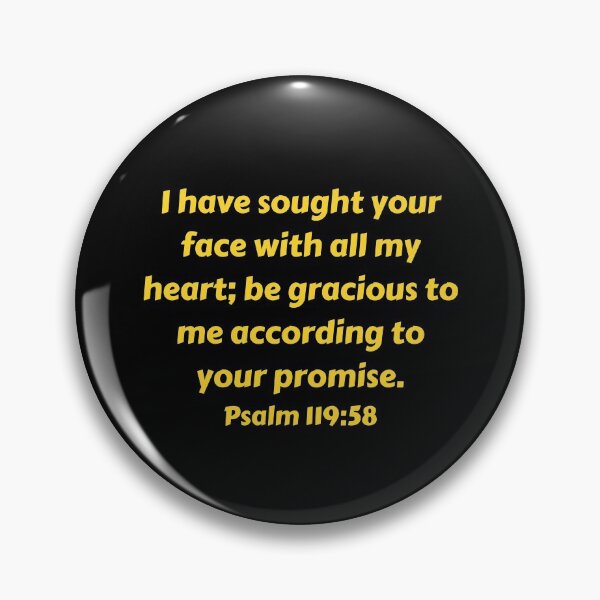 Item preview, Bible Verse Psalm 119:58 designed and sold by Prayingwarrior.
