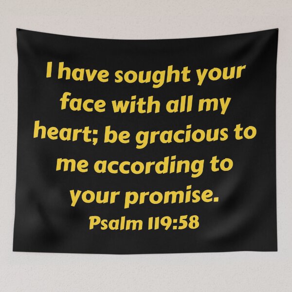 Item preview, Bible Verse Psalm 119:58 designed and sold by Prayingwarrior.