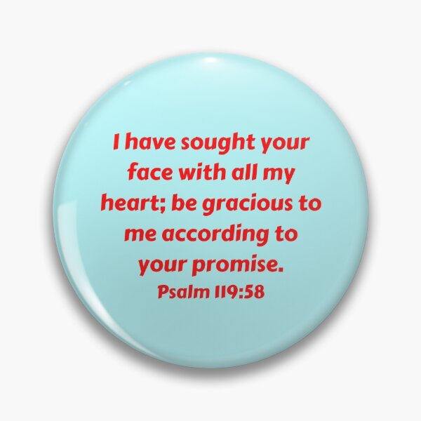 Item preview, Bible Verse Psalm 119:58 designed and sold by Prayingwarrior.