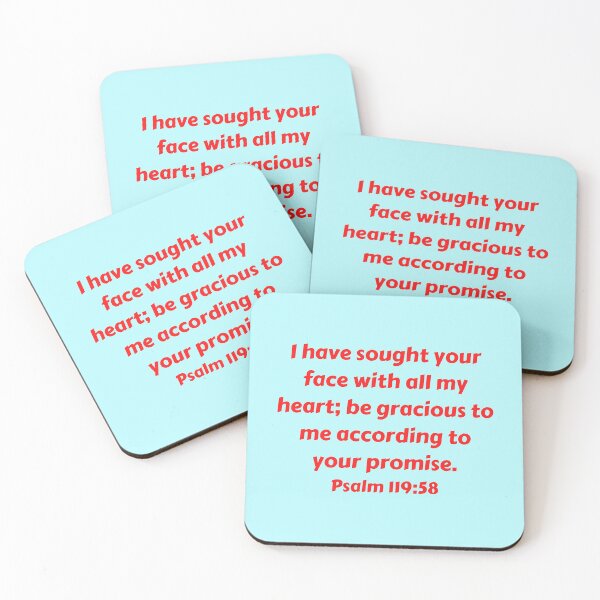 Item preview, Bible Verse Psalm 119:58 designed and sold by Prayingwarrior.