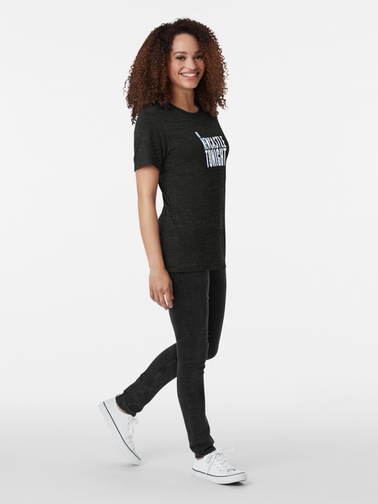 Thumbnail 3 of 6, Tri-blend T-Shirt, Logo w. White - NIGHT TIME designed and sold by innewytonight.