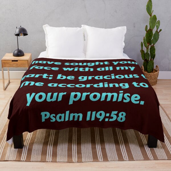 Item preview, Bible Verse Psalm 119:58 designed and sold by Prayingwarrior.