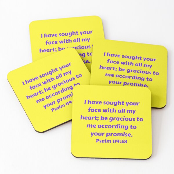 Item preview, Bible Verse Psalm 119:58 designed and sold by Prayingwarrior.