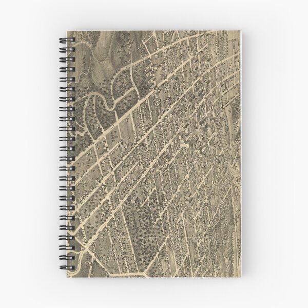 Item preview, Mapa ilustrado antiguo de Winston-Salem, Carolina del Norte (1891) designed and sold by BravuraMedia.