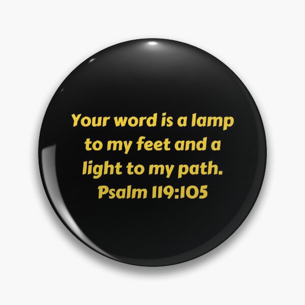 Artikelvorschau, Bible Verse Psalm 119:105 entworfen und verkauft von Prayingwarrior.