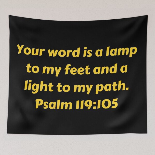 Item preview, Bible Verse Psalm 119:105 designed and sold by Prayingwarrior.