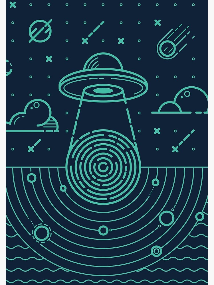 Ufo in dark night. by Antikwar