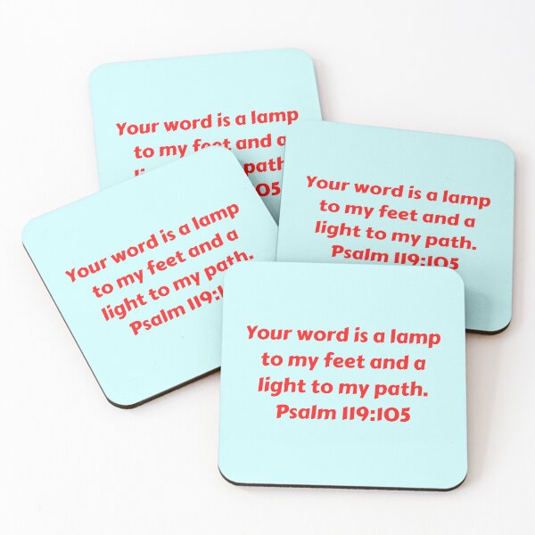Item preview, Bible Verse Psalm 119:105 designed and sold by Prayingwarrior.