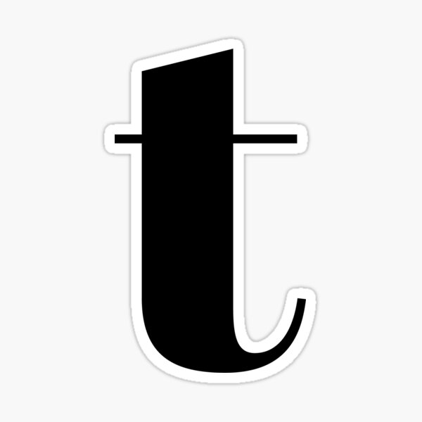 Item preview, "t" initial designed and sold by gracehertlein.