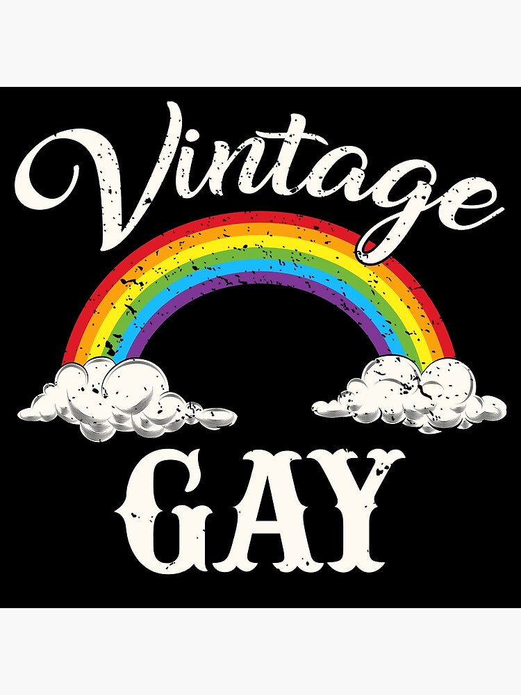 Vintage Gay Lgbt Gay Pride Month Poster By Scream356 Redbubble