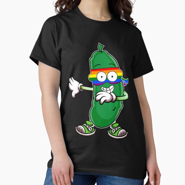 Item preview, LGBT Pickle Shirt Dabbing Pickles Cucumber Funny Rainbow Gay Pride Pickle Face Covering designed and sold by PatickCa.