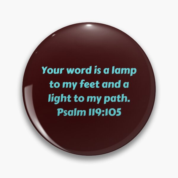 Item preview, Bible Verse Psalm 119:105 designed and sold by Prayingwarrior.