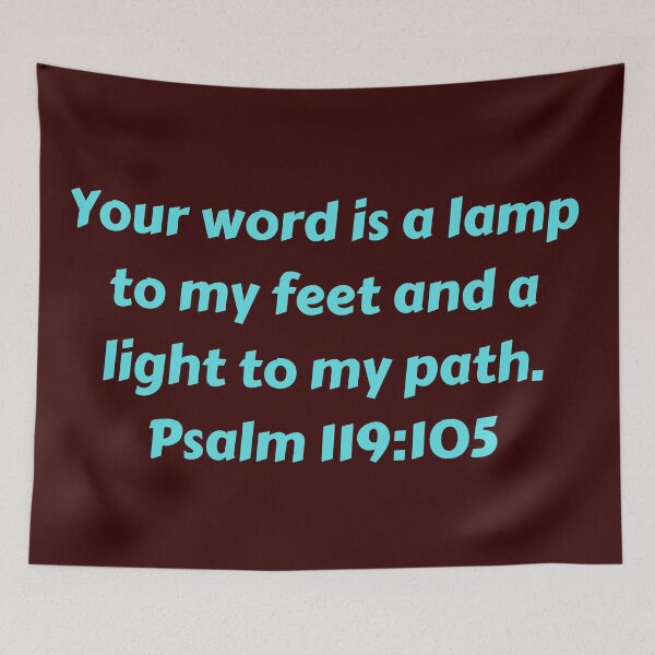 Item preview, Bible Verse Psalm 119:105 designed and sold by Prayingwarrior.