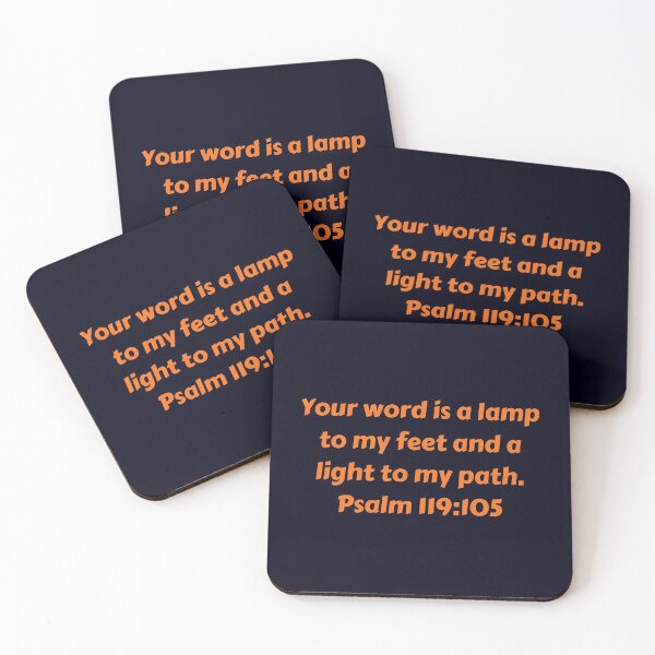 Item preview, Bible Verse Psalm 119:105 designed and sold by Prayingwarrior.