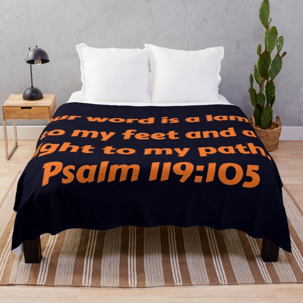 Item preview, Bible Verse Psalm 119:105 designed and sold by Prayingwarrior.