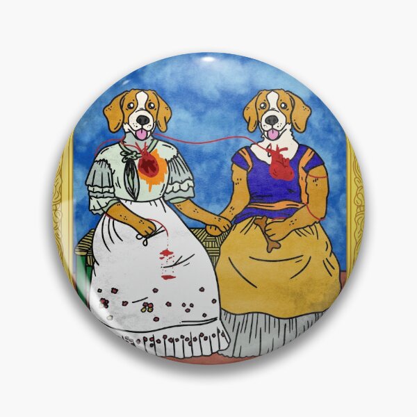 Item preview, The Two Frida's Dogs designed and sold by SukaSukaSukaTee.