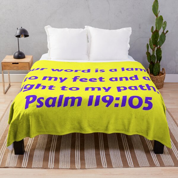 Item preview, Bible Verse Psalm 119:105 designed and sold by Prayingwarrior.