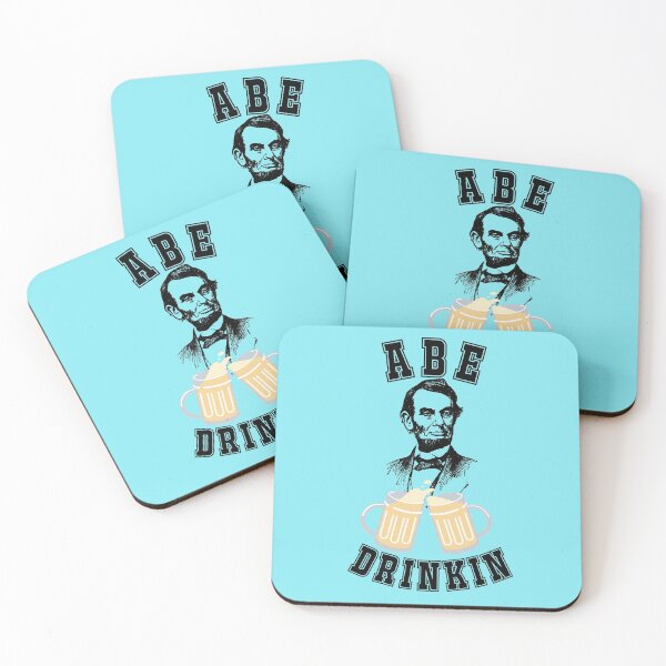 Item preview, Vintage Abe Drinkin Typography and illustration  designed and sold by garniturex.