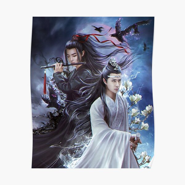diable noir et ange blanc Poster