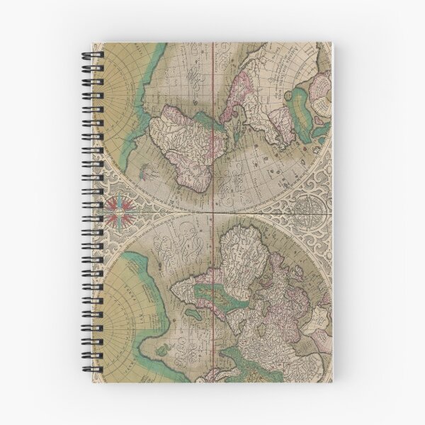 Item preview, Vintage Map of The World (1607) 2 designed and sold by BravuraMedia.