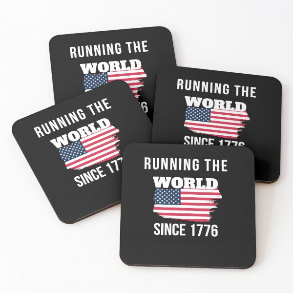 Item preview, Running the world since 1776 - July 4th Independence day, Veterans Day, Memorial Day design designed and sold by TextToTee.