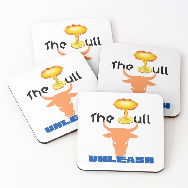 Item preview, Unleash the Bull, Bitcoin Cryptocurrency, BTC Crypto HODL, Mining Gift designed and sold by DKA-2ndBoy.