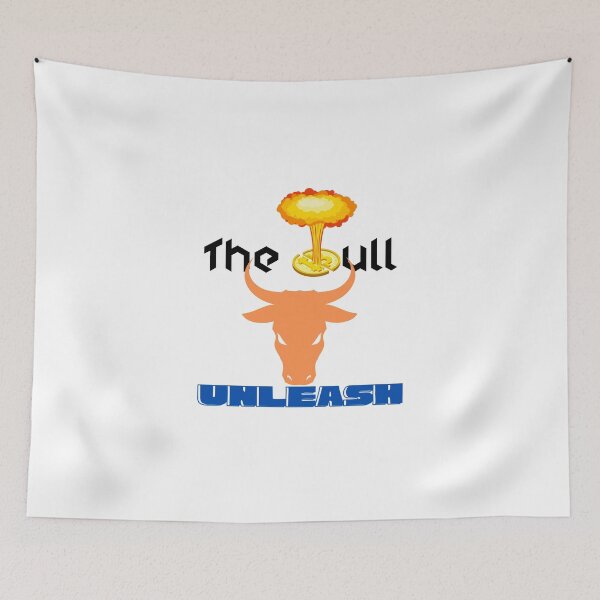 Item preview, Unleash the Bull, Bitcoin Cryptocurrency, BTC Crypto HODL, Mining Gift designed and sold by DKA-2ndBoy.