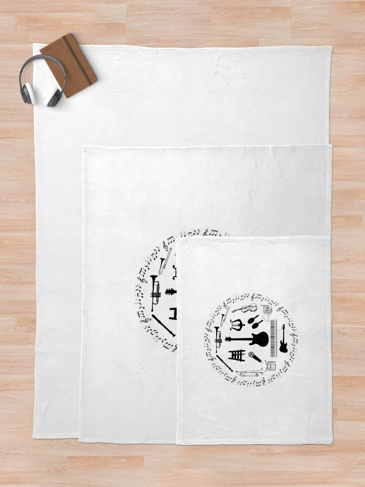 Thumbnail 5 of 6, Throw Blanket, Musical Instruments designed and sold by SPF14.