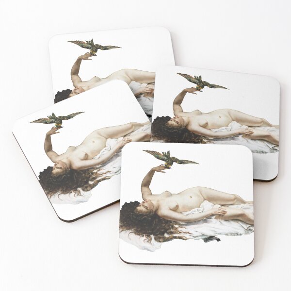 Item preview, Gustave Courbet - Woman with a Parrot designed and sold by elinaarbidane.