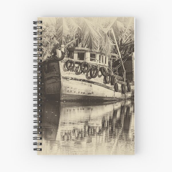 Item preview, Indian Fishing Boats - Antique Style designed and sold by photograham.