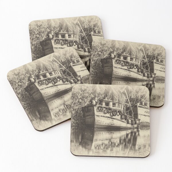 Item preview, Indian Fishing Boats - Antique Style designed and sold by photograham.