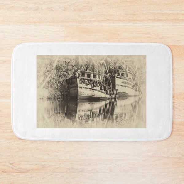 Item preview, Indian Fishing Boats - Antique Style designed and sold by photograham.