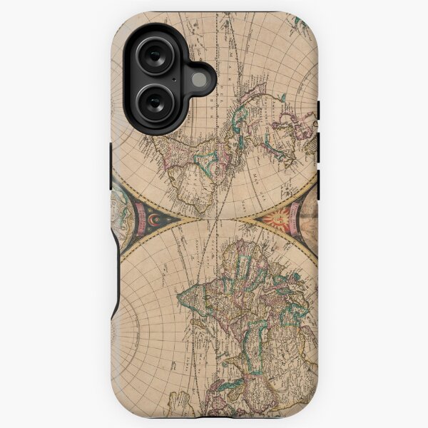 Item preview, Vintage Map of The World (1672) 2 designed and sold by BravuraMedia.