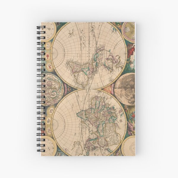 Item preview, Vintage Map of The World (1672) 2 designed and sold by BravuraMedia.