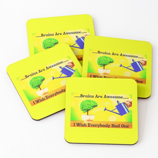 Item preview, Brains Are Awesome I Wish Everybody Had One Funny Quote Smart Joke designed and sold by CBCreations73.