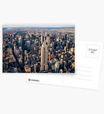Aerial Empire State Building and Central Park Postcards