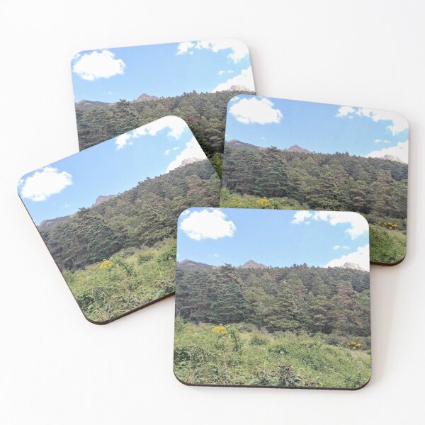 Item preview, Landscape of thick forest and mountain tops  designed and sold by tattib.