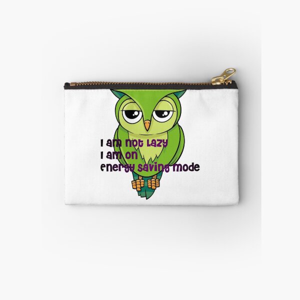 Item preview, I am not lazy Owl designed and sold by Shopper Stop.