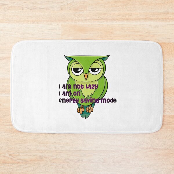 Item preview, I am not lazy Owl designed and sold by Shopper Stop.