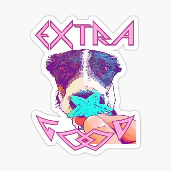 Extra Good Dog Gets A Treat Sticker