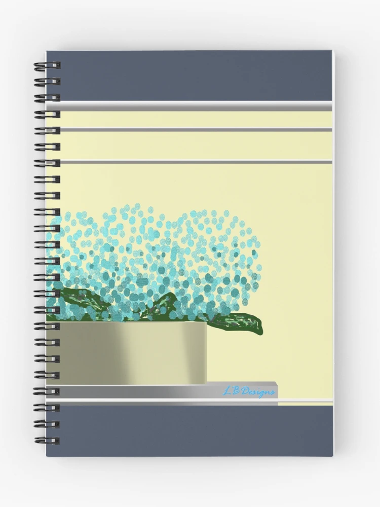Thumbnail 1 of 3, Journal, Blue Hydrangeas designed and sold by RBLBDesigns.