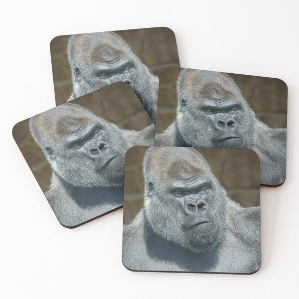 Item preview, Silverback Gorilla Portrait designed and sold by rawshutterbug.
