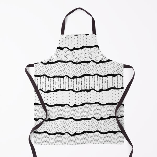 Item preview, Black white wave textured seamless pattern designed and sold by Olgus.
