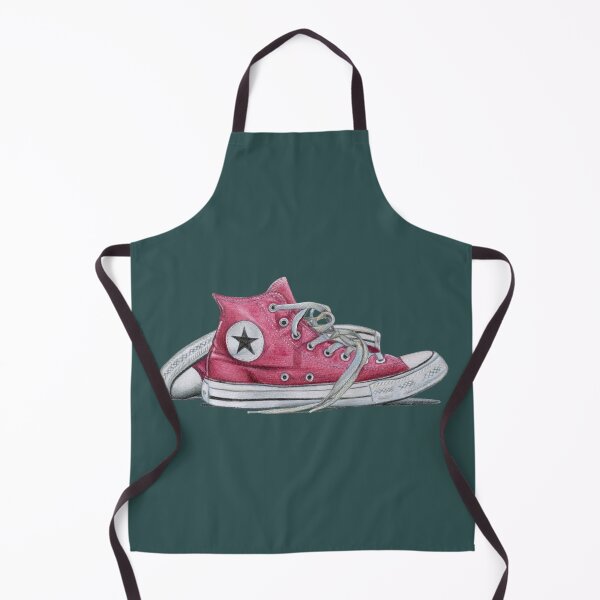 Item preview, Maroon Red Sneakers (slategrey background) designed and sold by SandraWarmerdam.