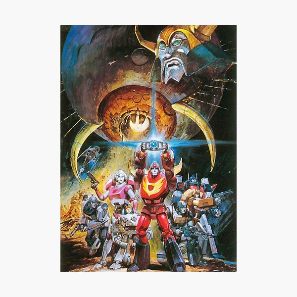 Transformers The Movie 1986 (Matrix) Photographic Print