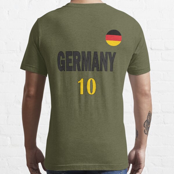 Germany Football Player Number Ten - Soccer Essential T-Shirt by hkpms37