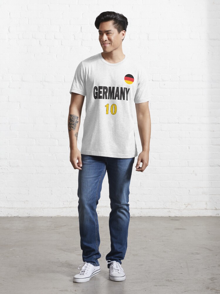 Germany Football Player Number Ten - Soccer Essential T-Shirt by hkpms37