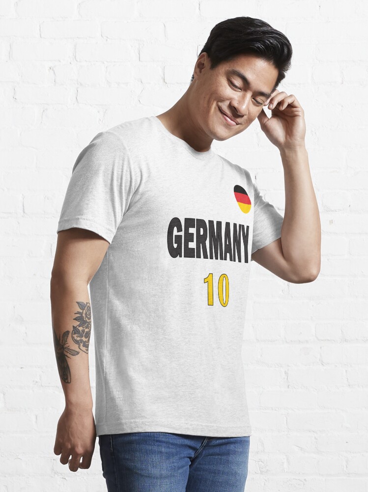 Germany Football Player Number Ten - Soccer Essential T-Shirt by hkpms37