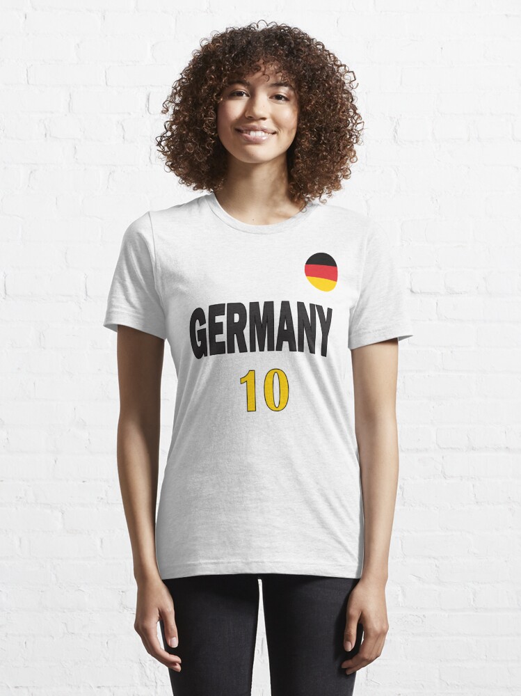 Germany Football Player Number Ten - Soccer Essential T-Shirt by hkpms37